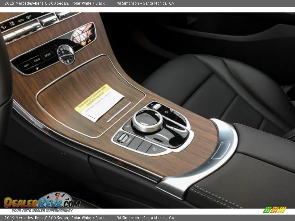 2019 Mercedes-Benz C 300 Sedan Polar White / Black Photo #7