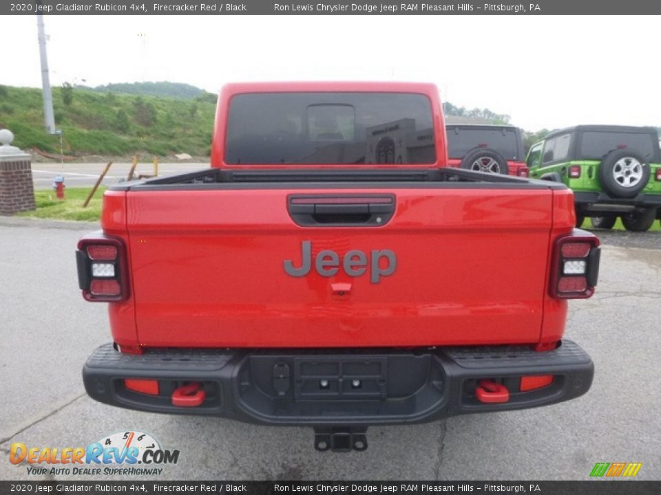 2020 Jeep Gladiator Rubicon 4x4 Firecracker Red / Black Photo #4