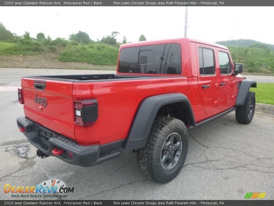 2020 Jeep Gladiator Rubicon 4x4 Firecracker Red / Black Photo #5