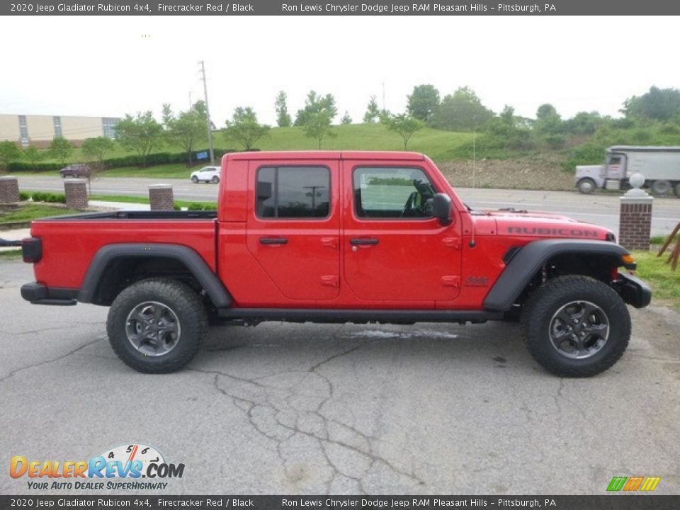 2020 Jeep Gladiator Rubicon 4x4 Firecracker Red / Black Photo #6
