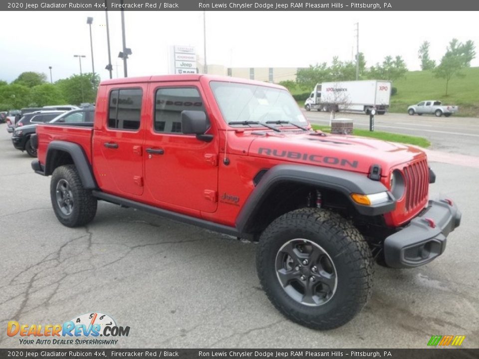 2020 Jeep Gladiator Rubicon 4x4 Firecracker Red / Black Photo #7