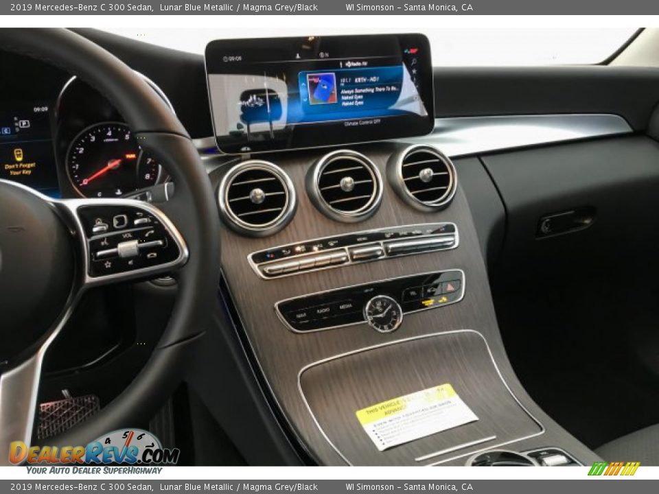 2019 Mercedes-Benz C 300 Sedan Lunar Blue Metallic / Magma Grey/Black Photo #6