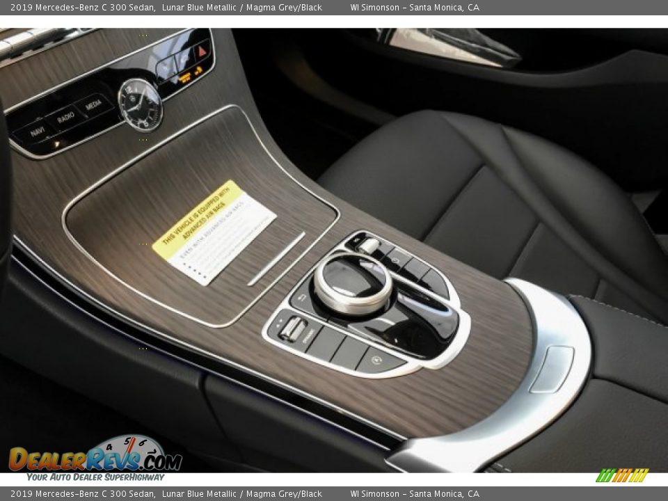 2019 Mercedes-Benz C 300 Sedan Lunar Blue Metallic / Magma Grey/Black Photo #7