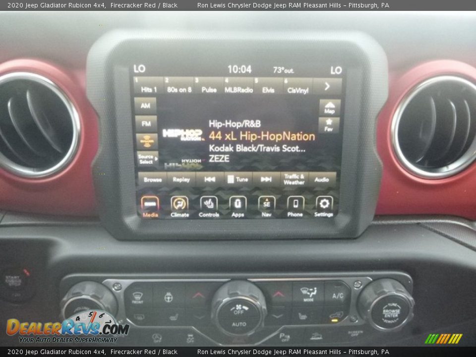 2020 Jeep Gladiator Rubicon 4x4 Firecracker Red / Black Photo #16