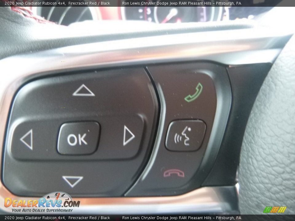 2020 Jeep Gladiator Rubicon 4x4 Firecracker Red / Black Photo #20