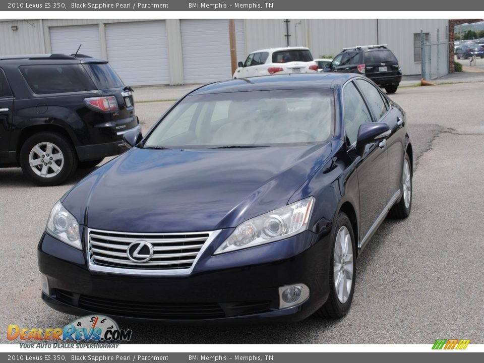 2010 Lexus ES 350 Black Sapphire Pearl / Parchment Photo #1