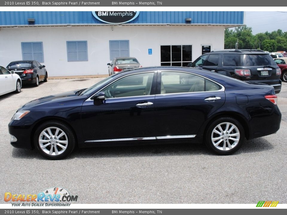 2010 Lexus ES 350 Black Sapphire Pearl / Parchment Photo #2