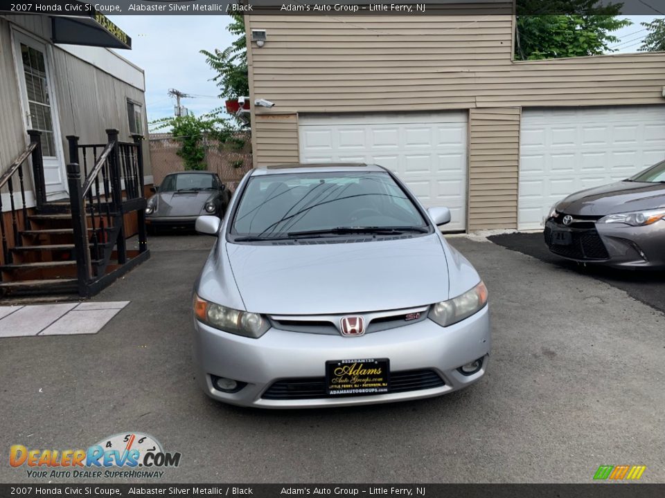 2007 Honda Civic Si Coupe Alabaster Silver Metallic / Black Photo #2
