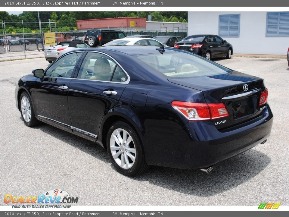 2010 Lexus ES 350 Black Sapphire Pearl / Parchment Photo #3