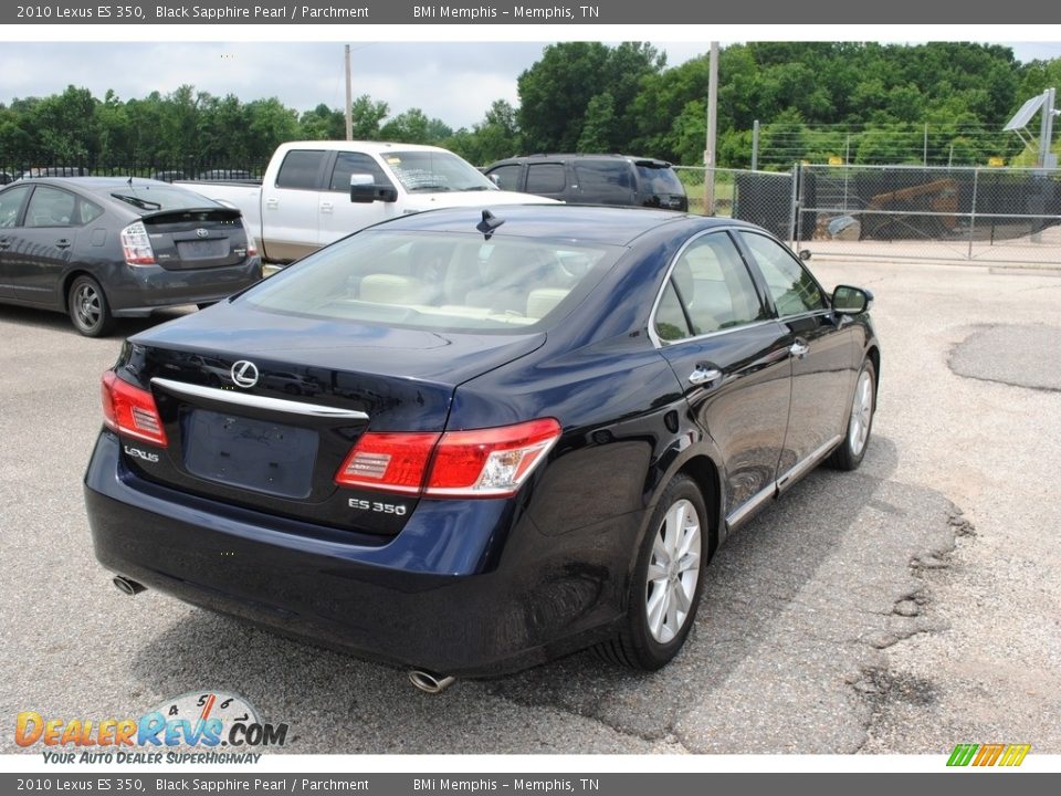 2010 Lexus ES 350 Black Sapphire Pearl / Parchment Photo #5