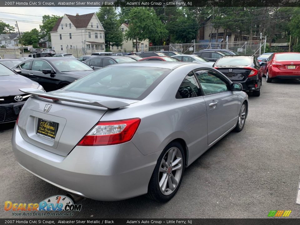 2007 Honda Civic Si Coupe Alabaster Silver Metallic / Black Photo #4
