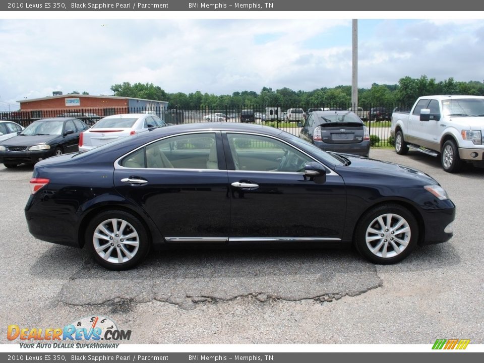 2010 Lexus ES 350 Black Sapphire Pearl / Parchment Photo #6