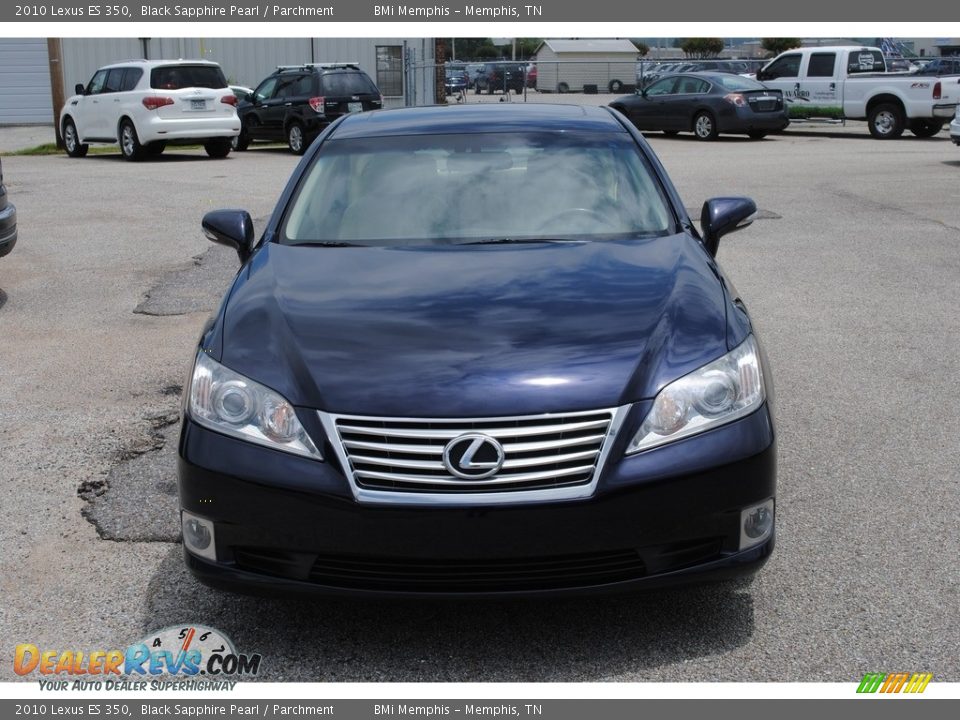 2010 Lexus ES 350 Black Sapphire Pearl / Parchment Photo #8