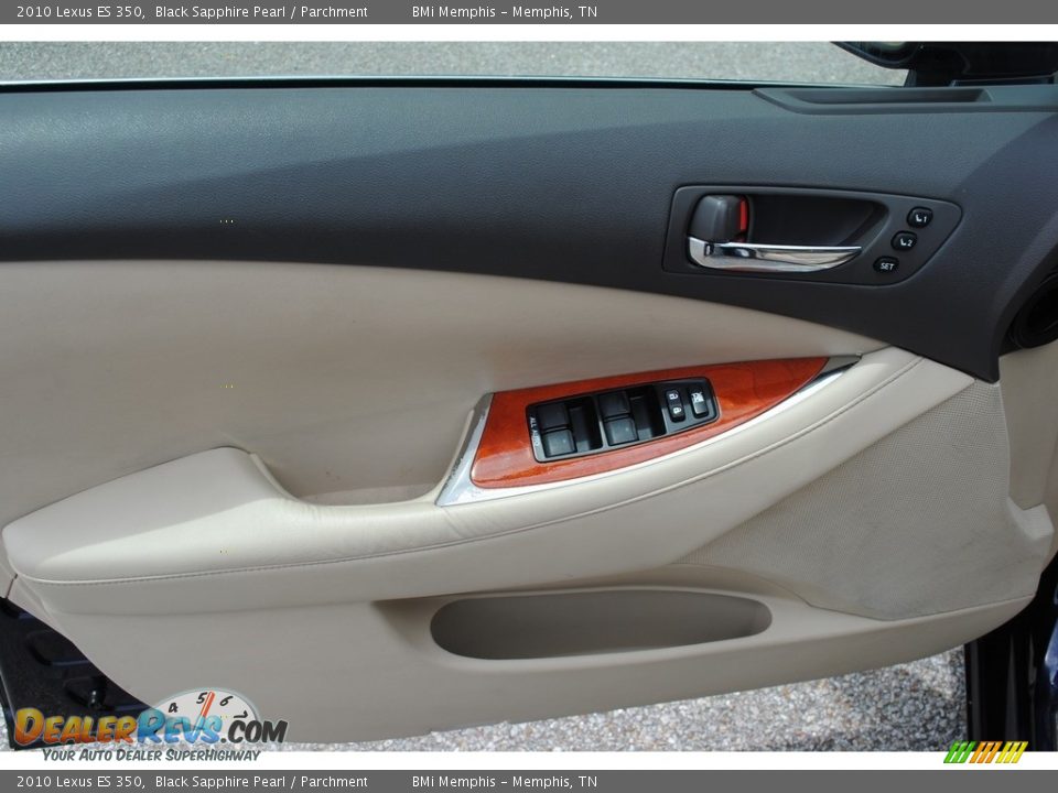 2010 Lexus ES 350 Black Sapphire Pearl / Parchment Photo #10