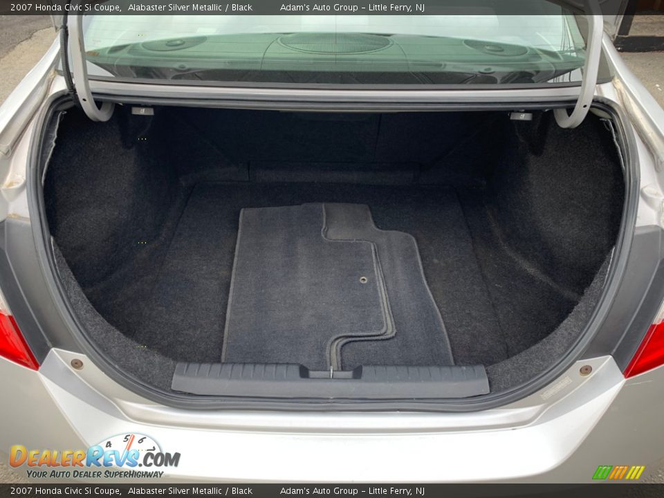 2007 Honda Civic Si Coupe Alabaster Silver Metallic / Black Photo #14