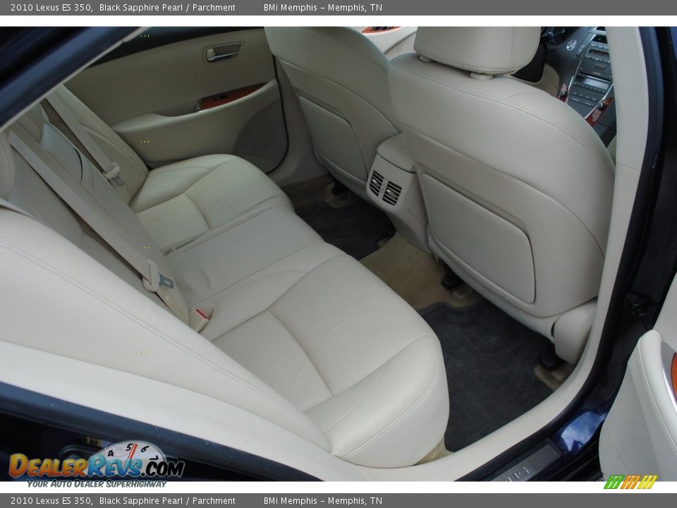 2010 Lexus ES 350 Black Sapphire Pearl / Parchment Photo #23