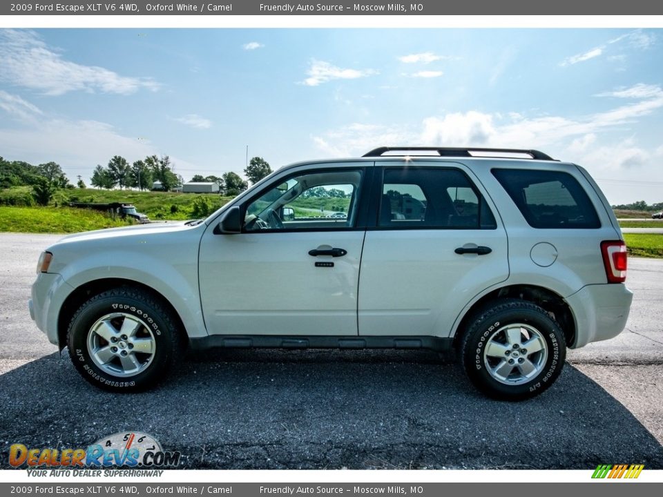 2009 Ford Escape XLT V6 4WD Oxford White / Camel Photo #7
