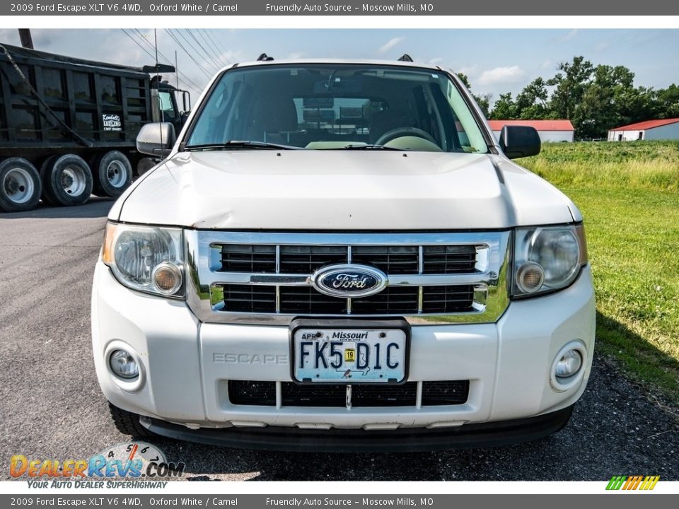 2009 Ford Escape XLT V6 4WD Oxford White / Camel Photo #9