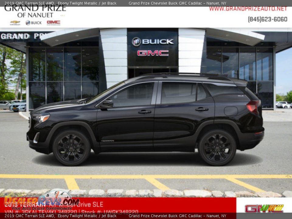 2019 GMC Terrain SLE AWD Ebony Twilight Metallic / Jet Black Photo #2