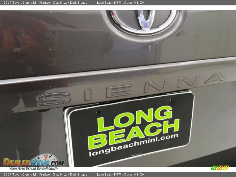 2017 Toyota Sienna LE Predawn Gray Mica / Dark Bisque Photo #7