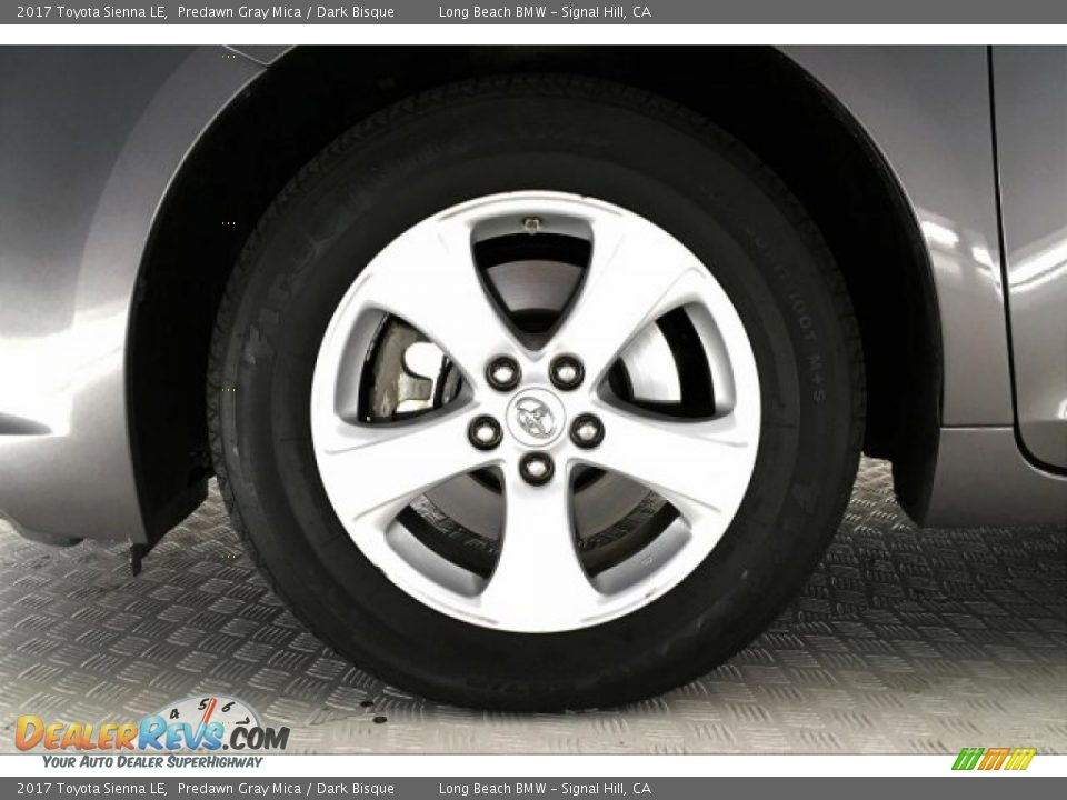 2017 Toyota Sienna LE Predawn Gray Mica / Dark Bisque Photo #8