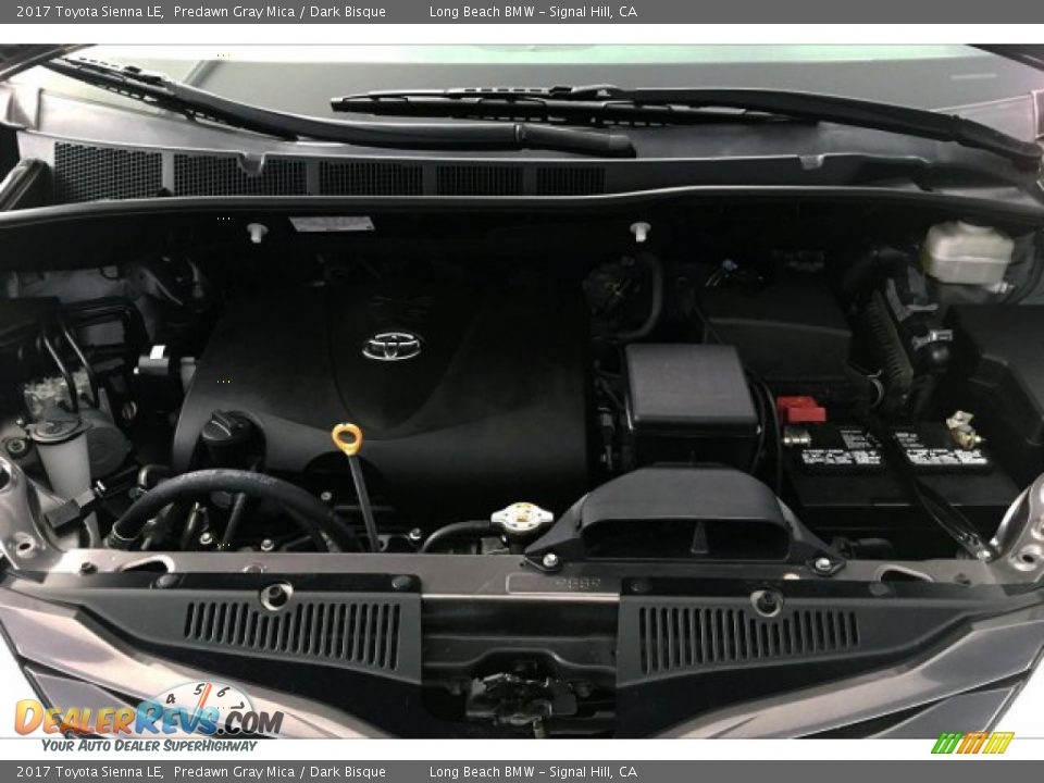 2017 Toyota Sienna LE Predawn Gray Mica / Dark Bisque Photo #9