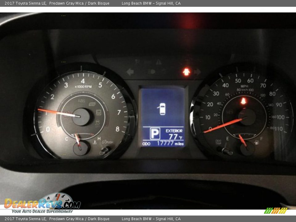 2017 Toyota Sienna LE Predawn Gray Mica / Dark Bisque Photo #16