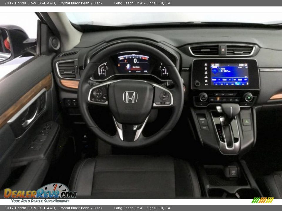 2017 Honda CR-V EX-L AWD Crystal Black Pearl / Black Photo #4