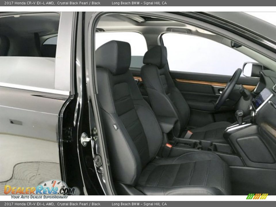 2017 Honda CR-V EX-L AWD Crystal Black Pearl / Black Photo #6