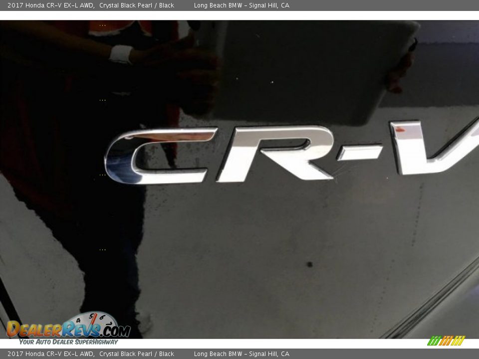 2017 Honda CR-V EX-L AWD Crystal Black Pearl / Black Photo #7