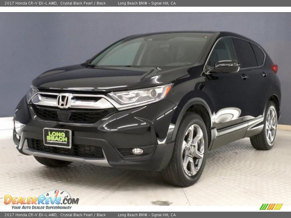 2017 Honda CR-V EX-L AWD Crystal Black Pearl / Black Photo #12