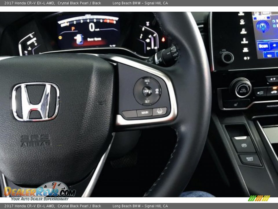 2017 Honda CR-V EX-L AWD Crystal Black Pearl / Black Photo #15