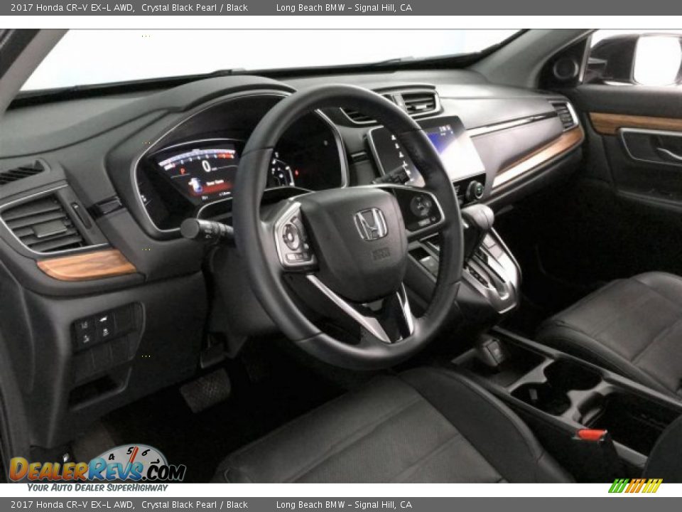 2017 Honda CR-V EX-L AWD Crystal Black Pearl / Black Photo #17