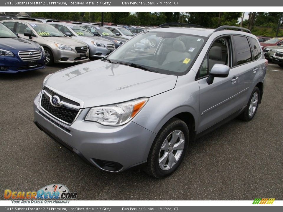 2015 Subaru Forester 2.5i Premium Ice Silver Metallic / Gray Photo #1