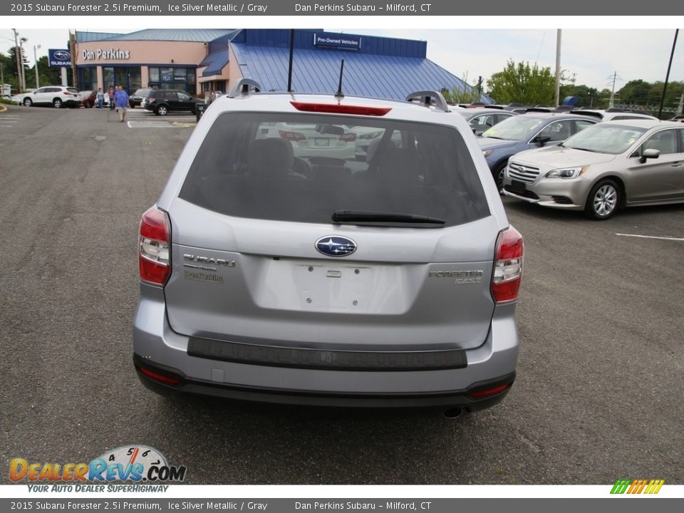 2015 Subaru Forester 2.5i Premium Ice Silver Metallic / Gray Photo #6