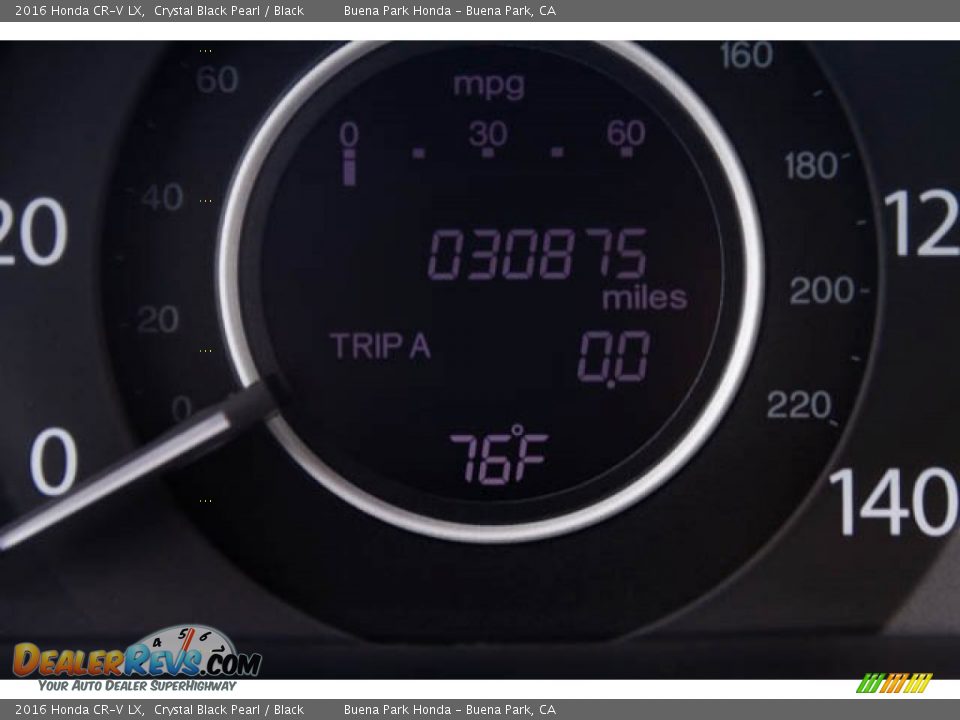 2016 Honda CR-V LX Crystal Black Pearl / Black Photo #6