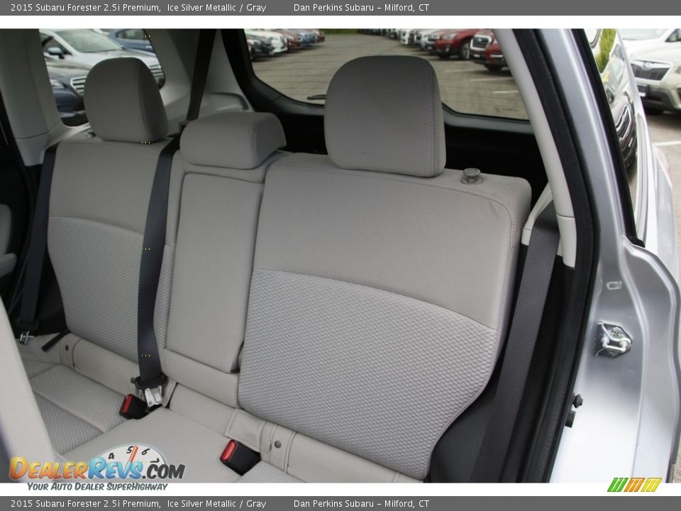 2015 Subaru Forester 2.5i Premium Ice Silver Metallic / Gray Photo #13
