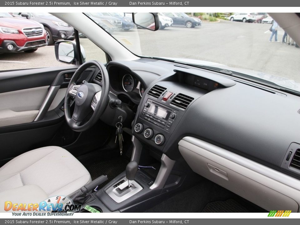 2015 Subaru Forester 2.5i Premium Ice Silver Metallic / Gray Photo #16