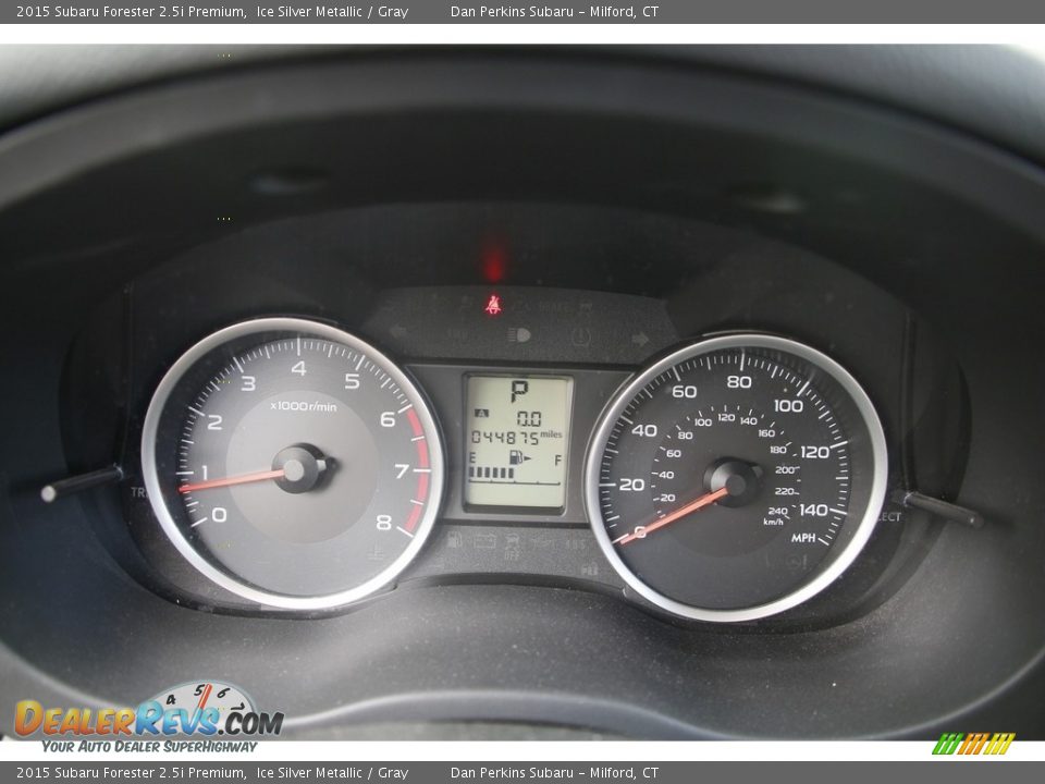 2015 Subaru Forester 2.5i Premium Ice Silver Metallic / Gray Photo #18