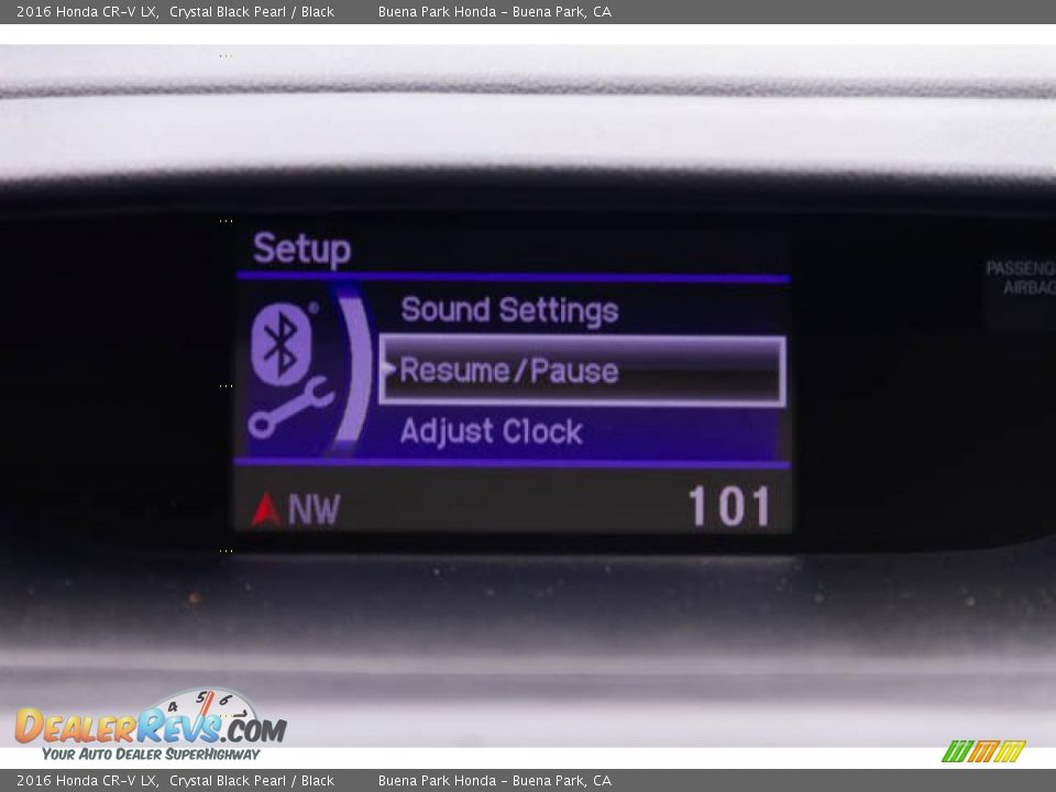 2016 Honda CR-V LX Crystal Black Pearl / Black Photo #22