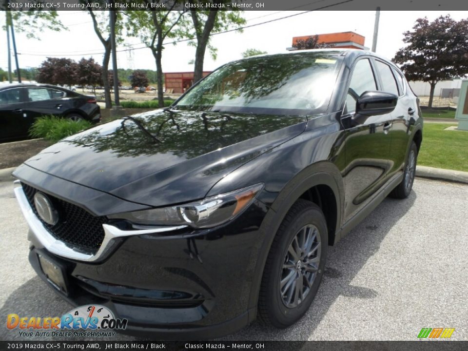2019 Mazda CX-5 Touring AWD Jet Black Mica / Black Photo #3