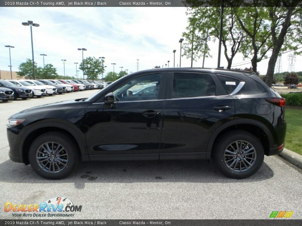 2019 Mazda CX-5 Touring AWD Jet Black Mica / Black Photo #4