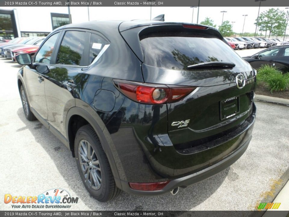 2019 Mazda CX-5 Touring AWD Jet Black Mica / Black Photo #5