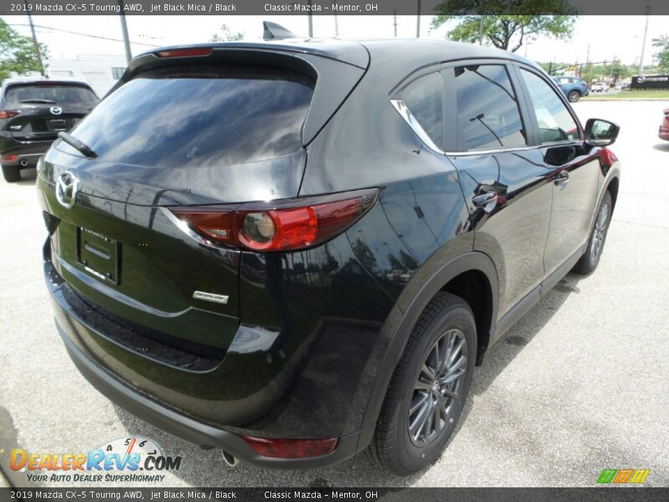 2019 Mazda CX-5 Touring AWD Jet Black Mica / Black Photo #7