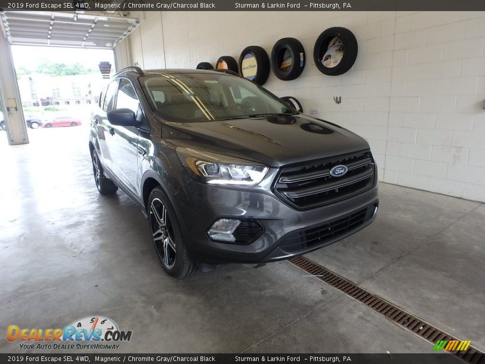 2019 Ford Escape SEL 4WD Magnetic / Chromite Gray/Charcoal Black Photo #1