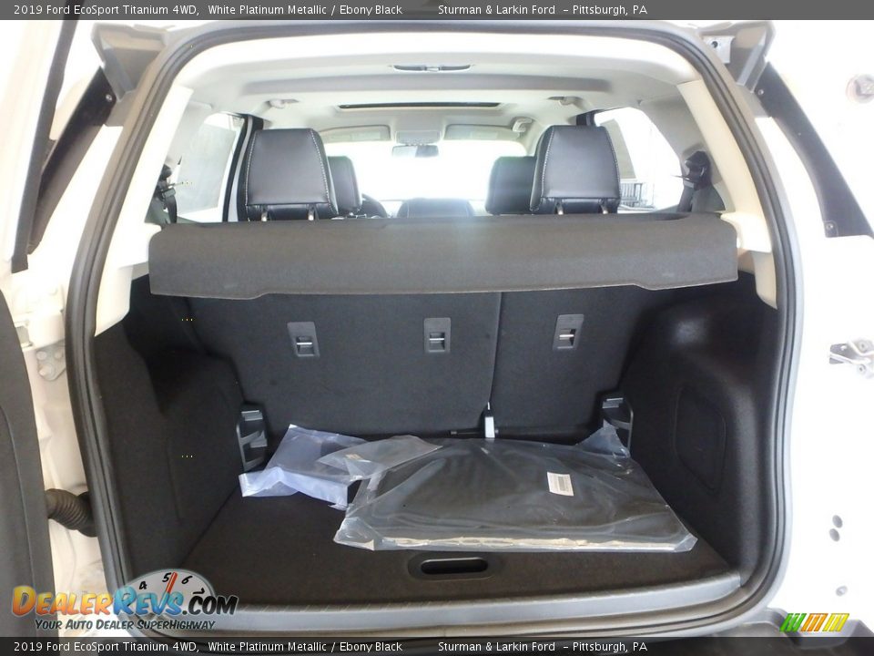2019 Ford EcoSport Titanium 4WD White Platinum Metallic / Ebony Black Photo #3