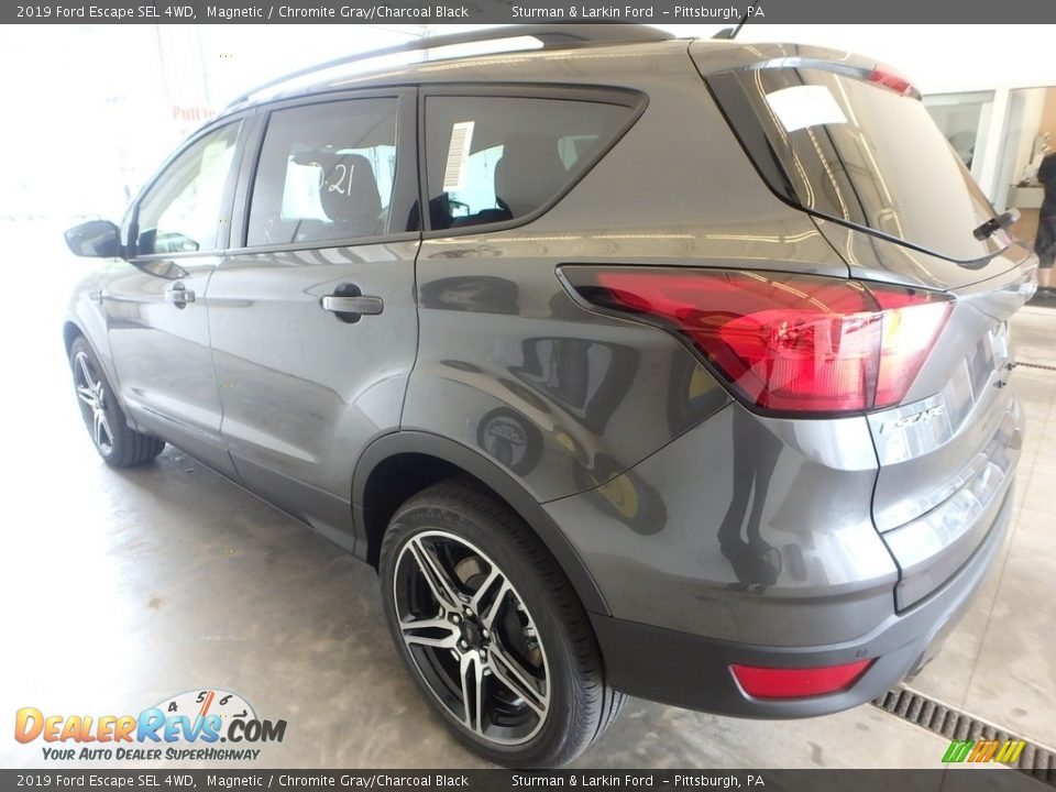 2019 Ford Escape SEL 4WD Magnetic / Chromite Gray/Charcoal Black Photo #4