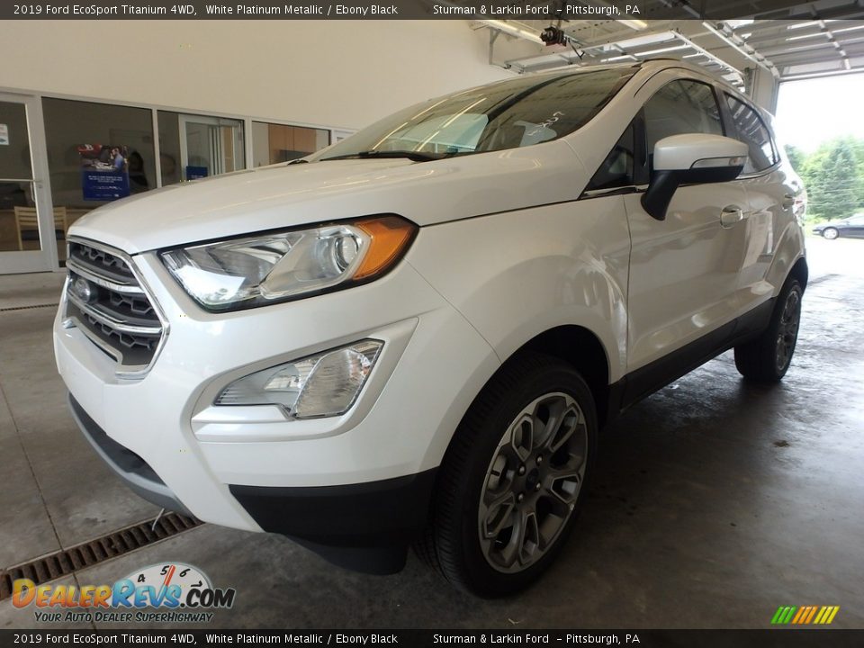 2019 Ford EcoSport Titanium 4WD White Platinum Metallic / Ebony Black Photo #5