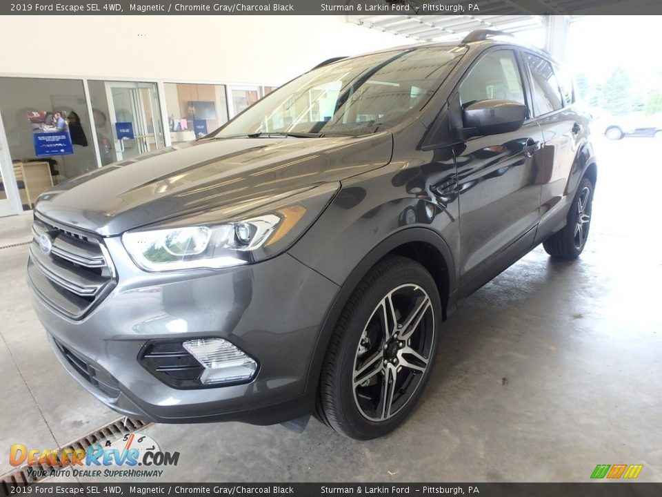2019 Ford Escape SEL 4WD Magnetic / Chromite Gray/Charcoal Black Photo #5