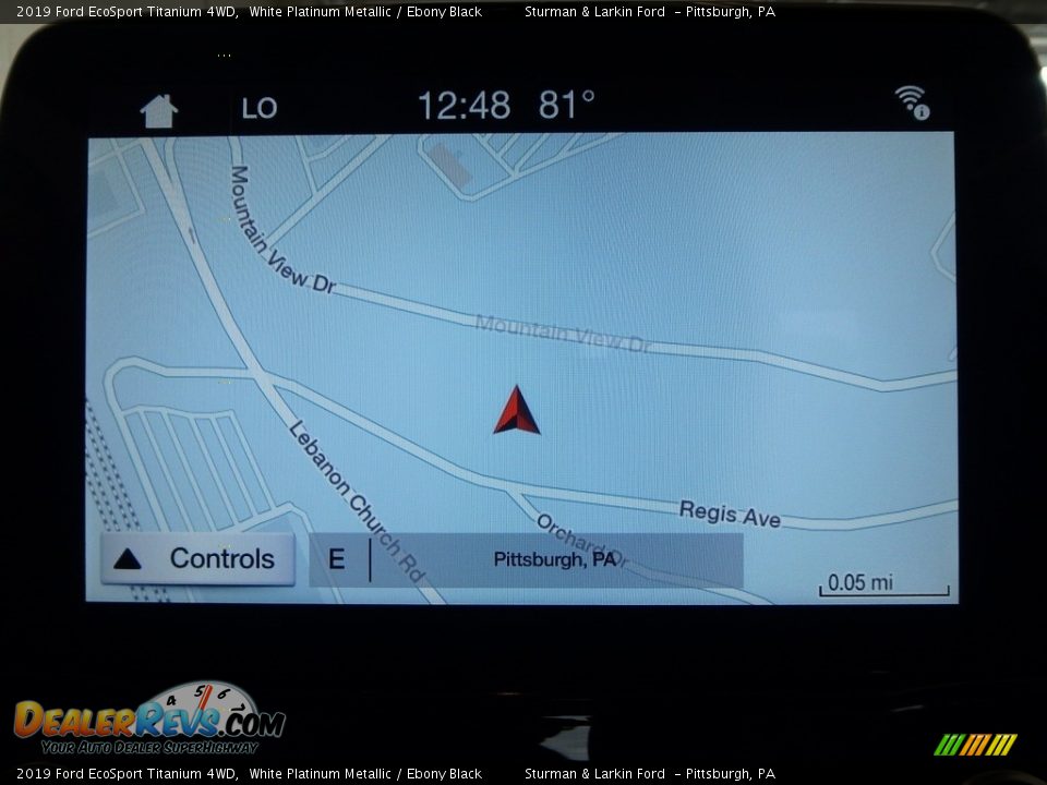 2019 Ford EcoSport Titanium 4WD White Platinum Metallic / Ebony Black Photo #13